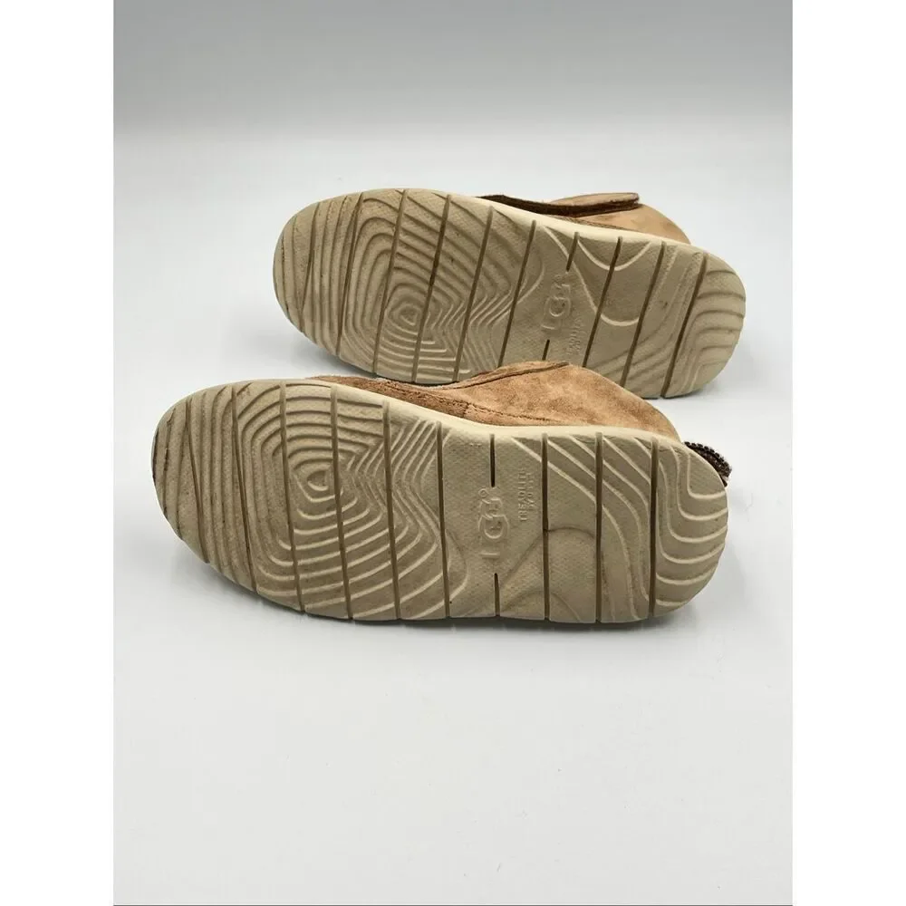 UGG Canoe Chestnut Slip On Velcro Closure Suede Chukka Boot Size Little Boy 12